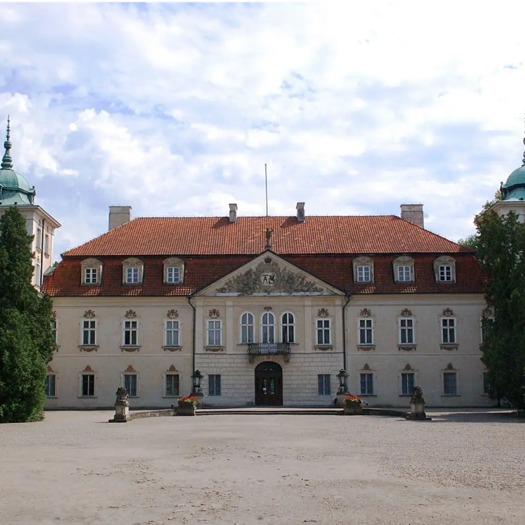 Widok na Pałac w Nieborowie